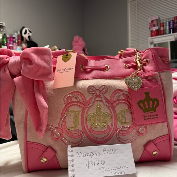 Juicy Couture Handbags - Juicy Couture Pink Shoulder Bag